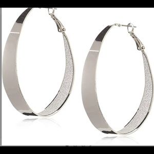 Guess sparkle hoop earring